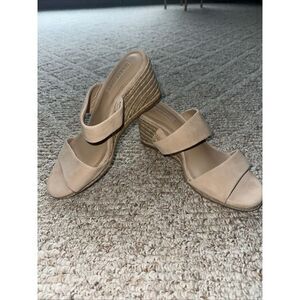 Womens Antonio Melani  Suede Espadrille Wedge Heel Sandals Size 9‎ NWOT